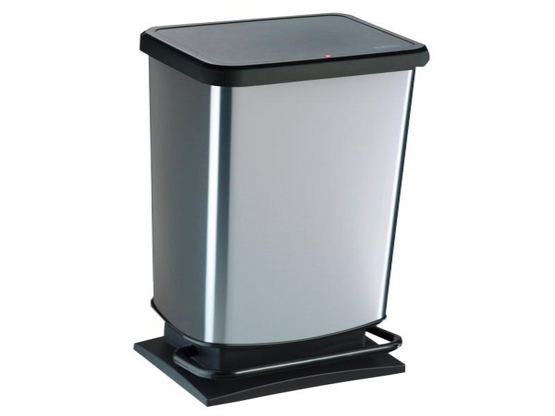 EKO Hudson Pattumiera In Acciaio Inox Opaco 75 Litri | Cestino Piede Con Vano Porta-sacchetti E Coperchio A Chiusura Rallentata | Antimpronta
